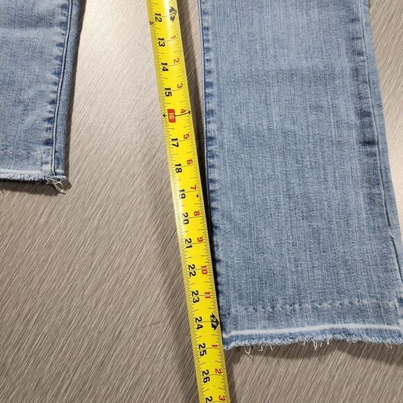 Banana Republic Mid Rise Crop Flare Jeans Women’s Size 29 - Picture 6 of 8